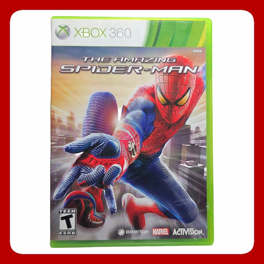 The Amazing Spider-Man Xbox 360 Game Marvel Activision Super Hero Adventure
